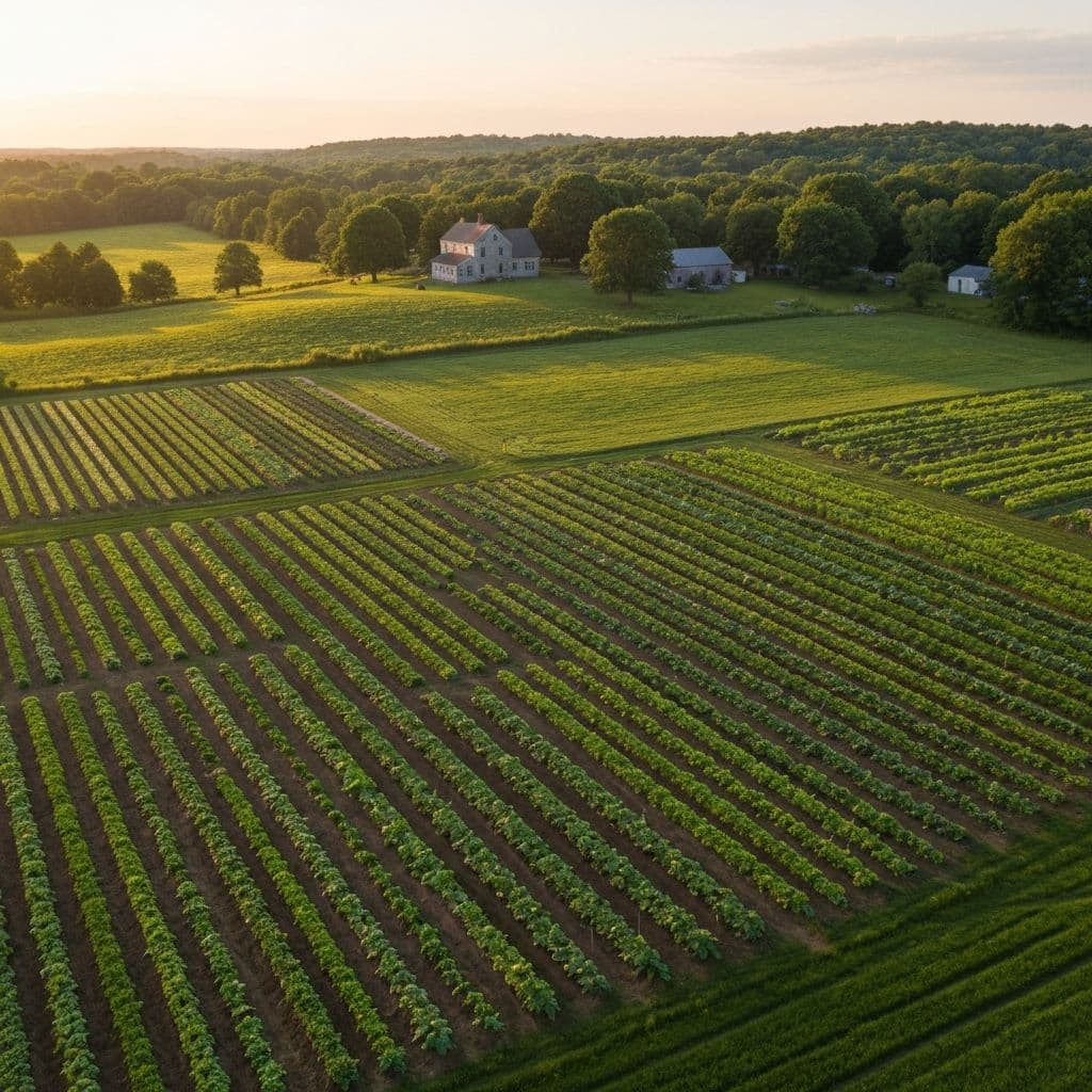 Husky Meadows Farm fields