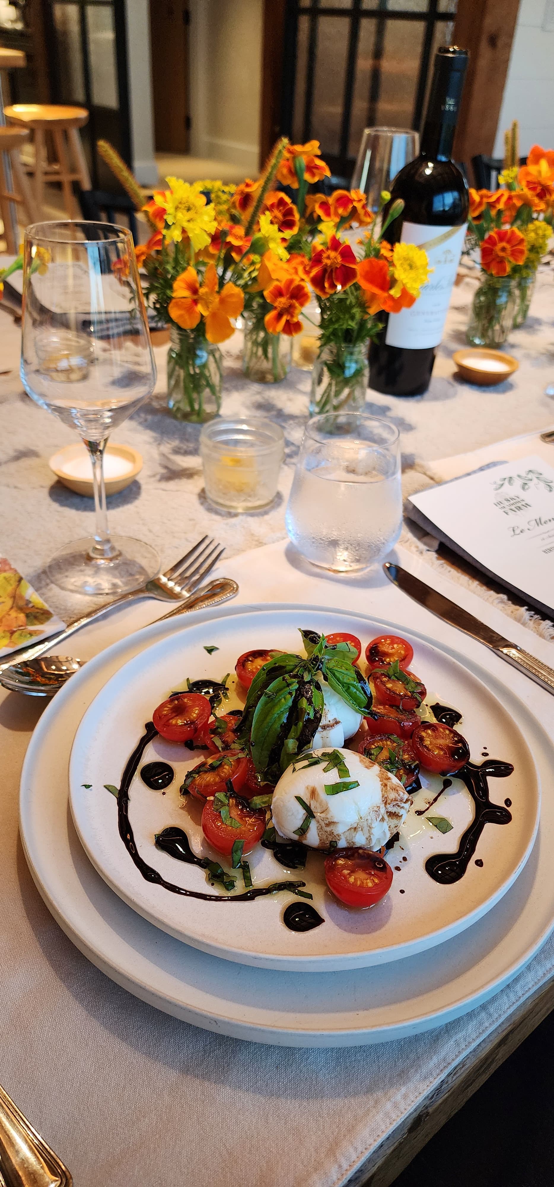 A plated farm-to-table meal from the Kitchen Shop